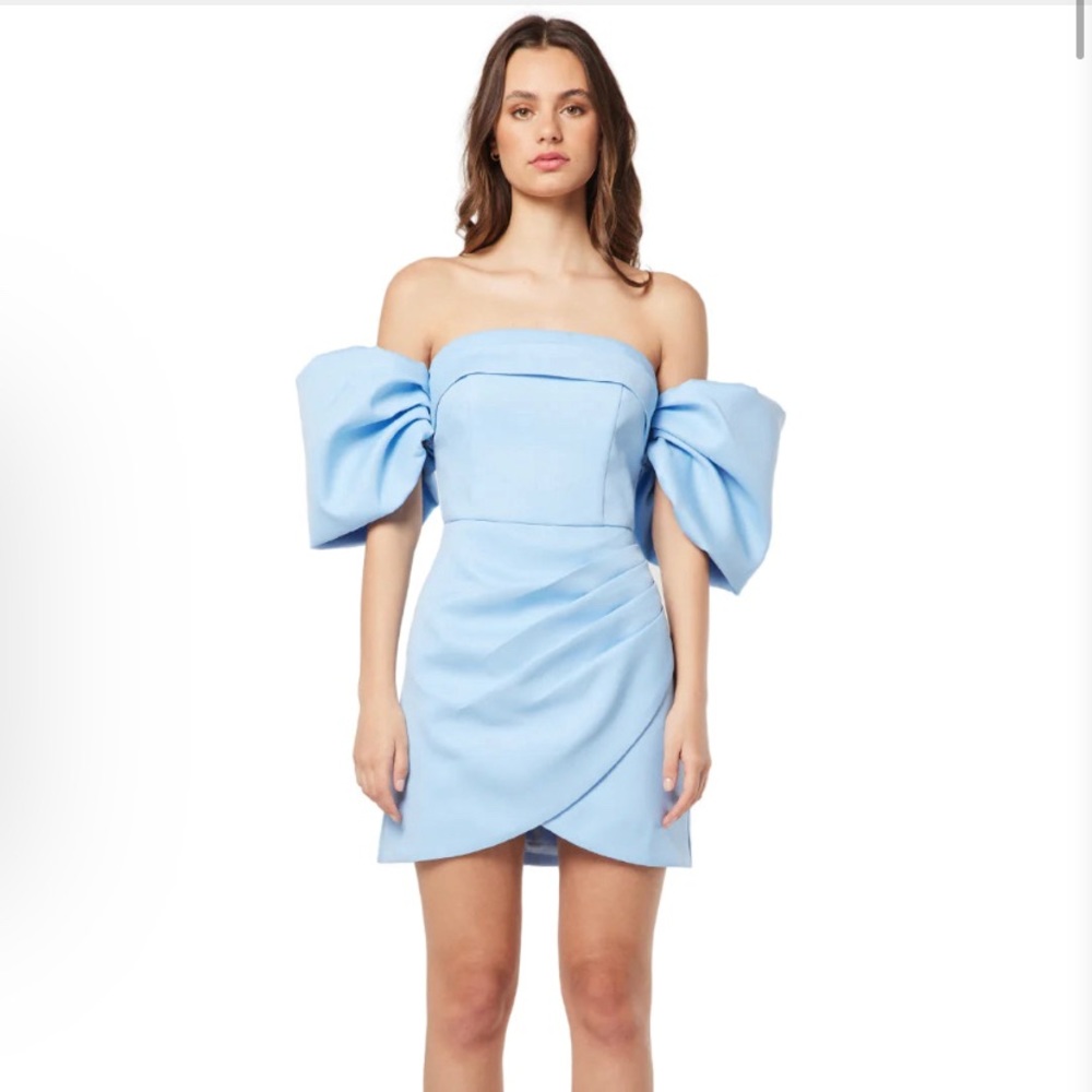 Eliatt Pallidium Mini Dress Sky Blue Small